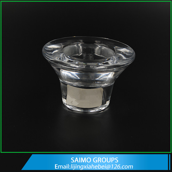 SM-3624-0 Double Purpose Glass Crystal Tealight Candle Holder Candle Stick