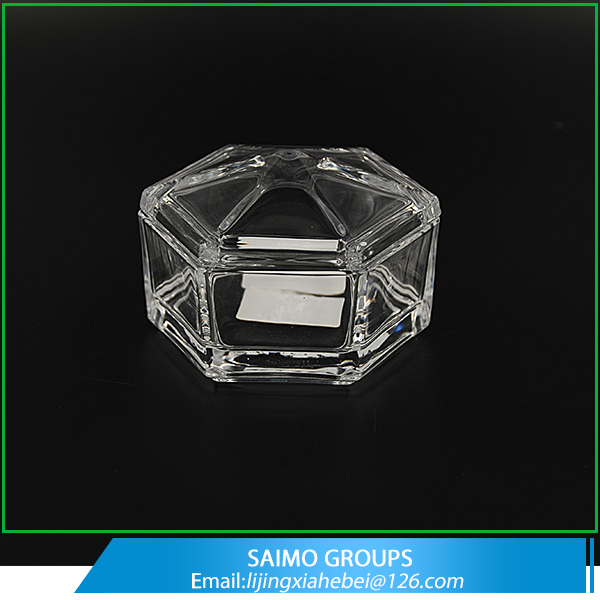 SM-10696-0 Middle East Classic Hexagonal Glass Candy Jar