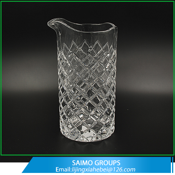 Homeware Decorative Glass Picther/Glass Juice Jar/Glass Water Jar