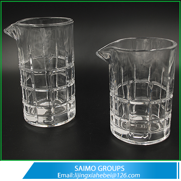 Homeware Decorative Glass Picther/Glass Juice Jar/Glass Water Jar