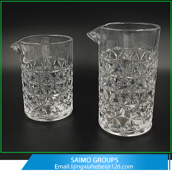 Homeware Decorative Glass Picther/Glass Juice Jar/Glass Water Jar