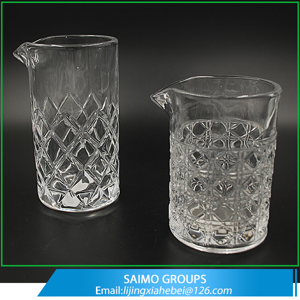 Homeware Decorative Glass Picther/Glass Juice Jar/Glass Water Jar