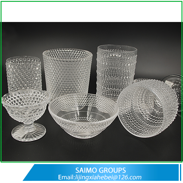 Beaded Series Glassware Set Drinkware Type Glass cup