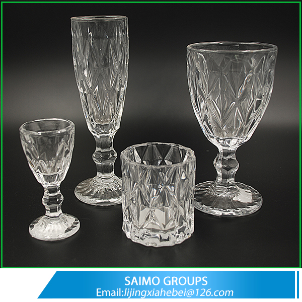 Hand Pressed Pineapple Crystal Wedding Champagne Cup