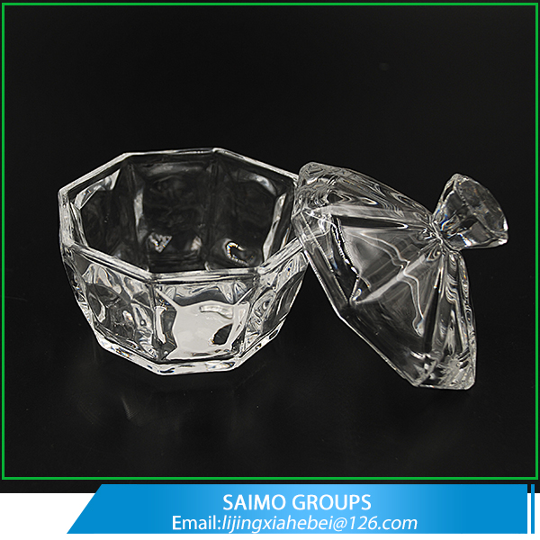 SM-3564-0 Hand Made Salt And Pepper Jar Crystal Glass Spice Jars Wholesale