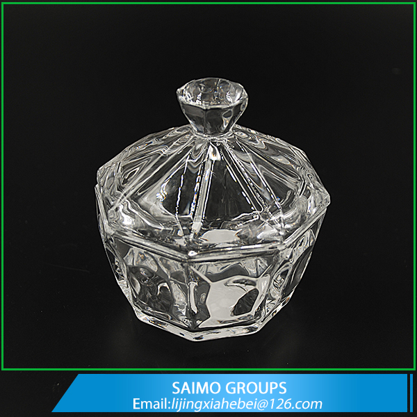 SM-3564-0 Hand Made Salt And Pepper Jar Crystal Glass Spice Jars Wholesale
