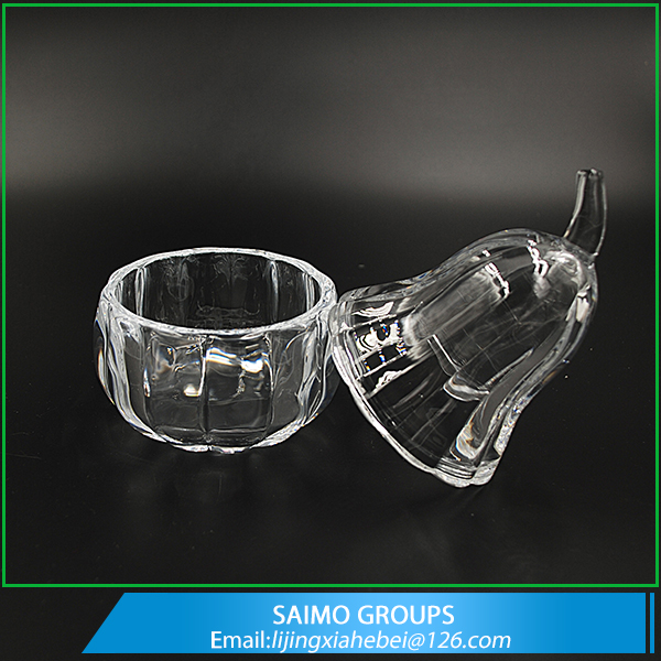 SM-3565-0 Gourd Wedding Glass Jar For Candy Buffet With Lid