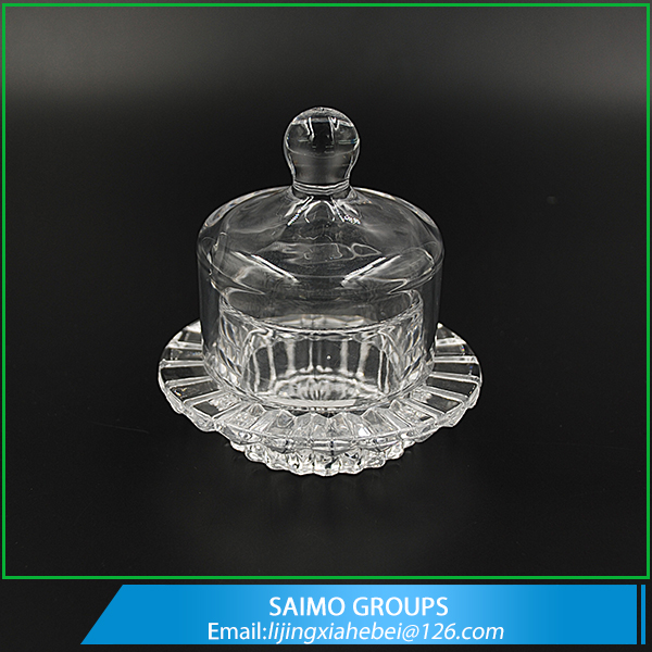 SM-2015-1 Kitchenware Wholesale Mini Glass Dessert Jar