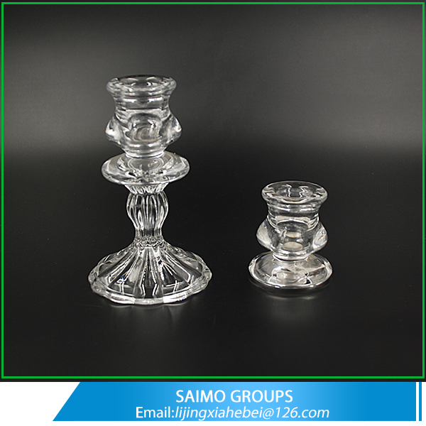 SM-6478-0 Handmade Candle Holder Glass candlestick holder