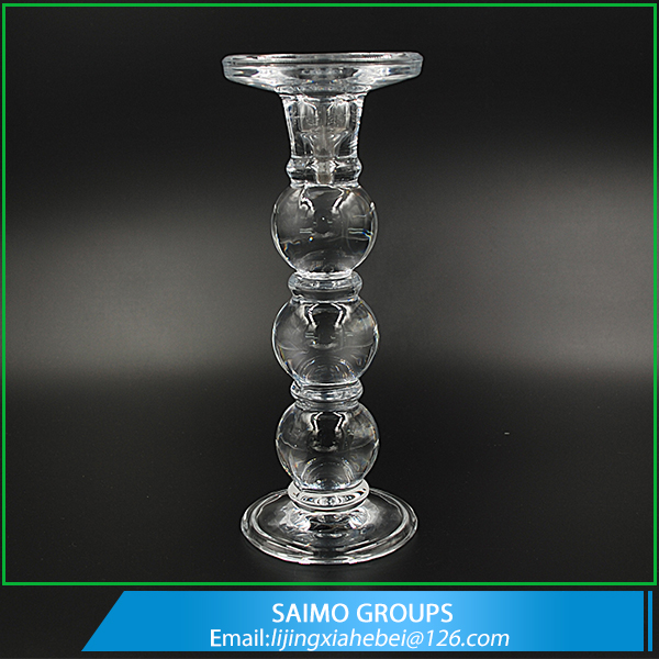 SM-1349-0 3 Pcs of set Cheap Tall Wholesale Glass Candle Holder
