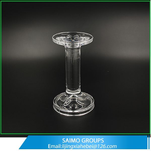 SM-1369-0 Best Selling Crystal Wholesale Glass Pedestal Candle Holder